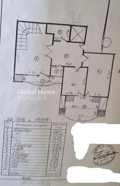 Unirii- Tribunal Duplex 5 camere 155mp   155MP Etaje 5-6  Locatie premium